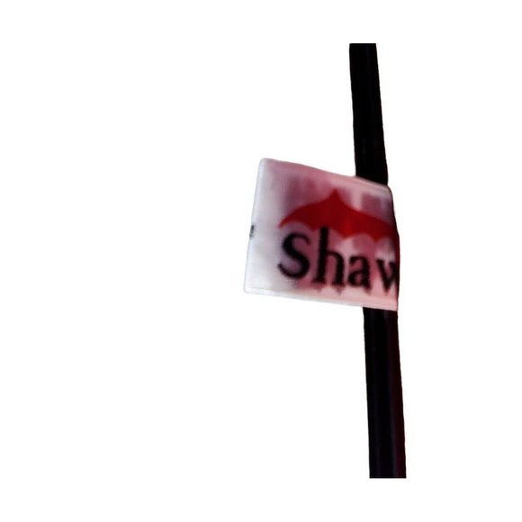 Vintage Extra Large Size Shaw Umbrella Red White Blue Fiberglass Shaft Shade - Picture 4 of 8